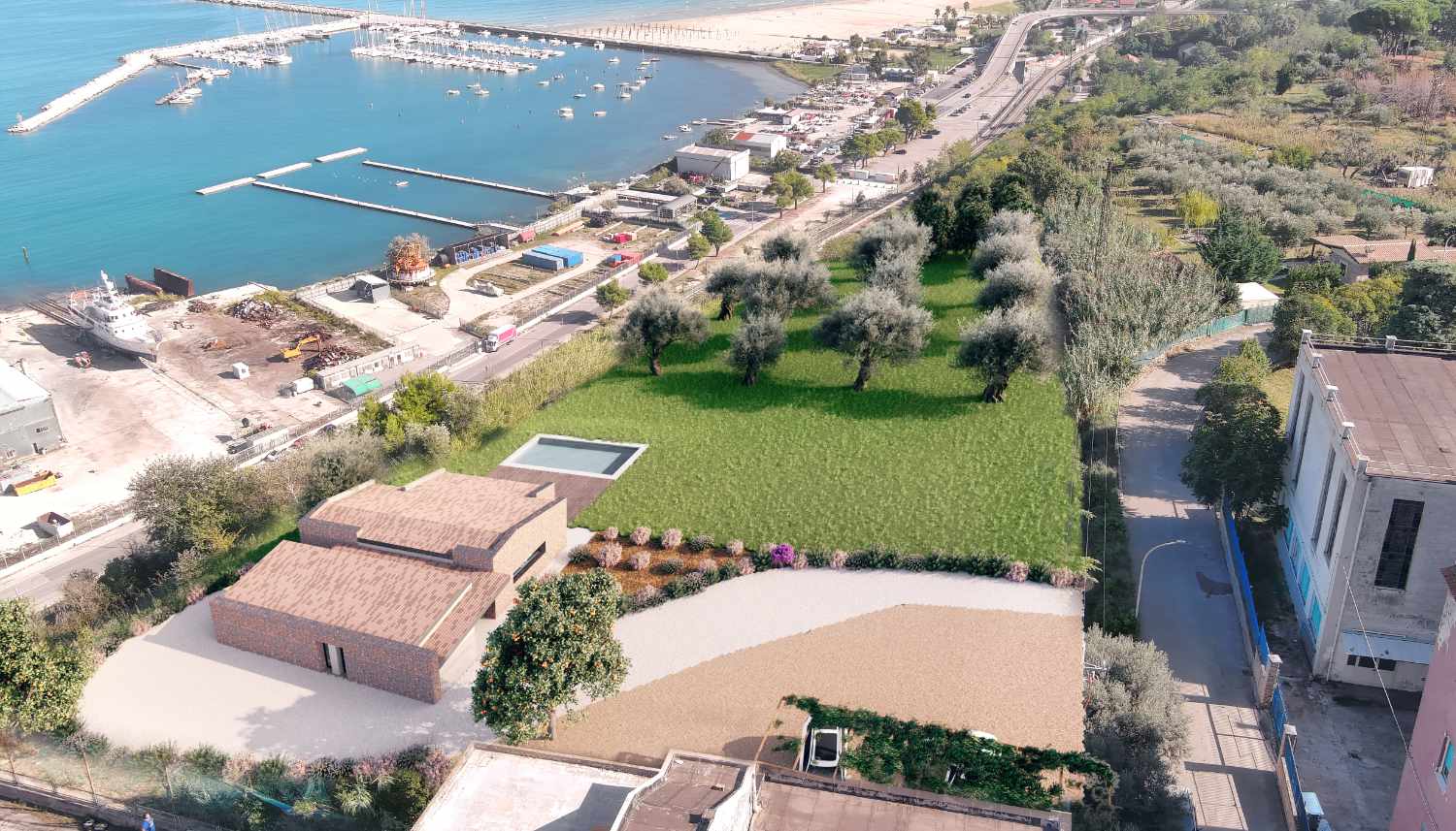 Progetto di recupero di casa unifamiliare nella zona del porto di Ortona (CH)