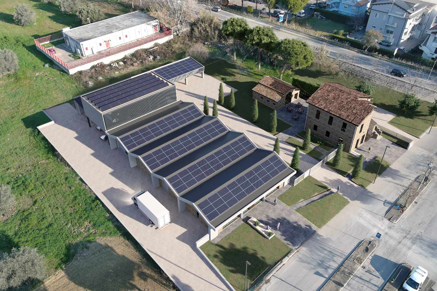 Cantina Cerranello Pineto (TE - progetto di recupero di opificio