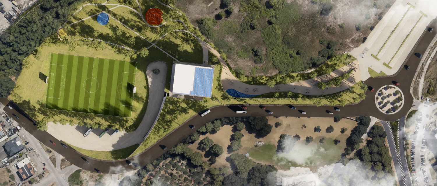 Progetto del palazzo dello sport di Spoltore (PE)